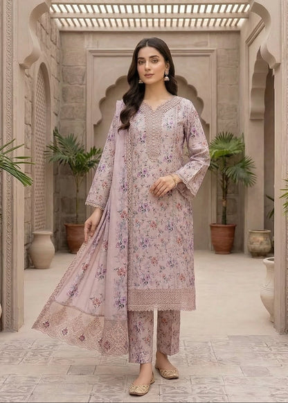 PLM-07 LAWN 3PC STITCHED