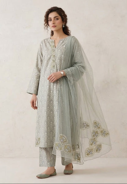 PLM-08 LAWN 3PC STITCHED