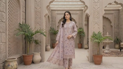 PLM-07 LAWN 3PC STITCHED